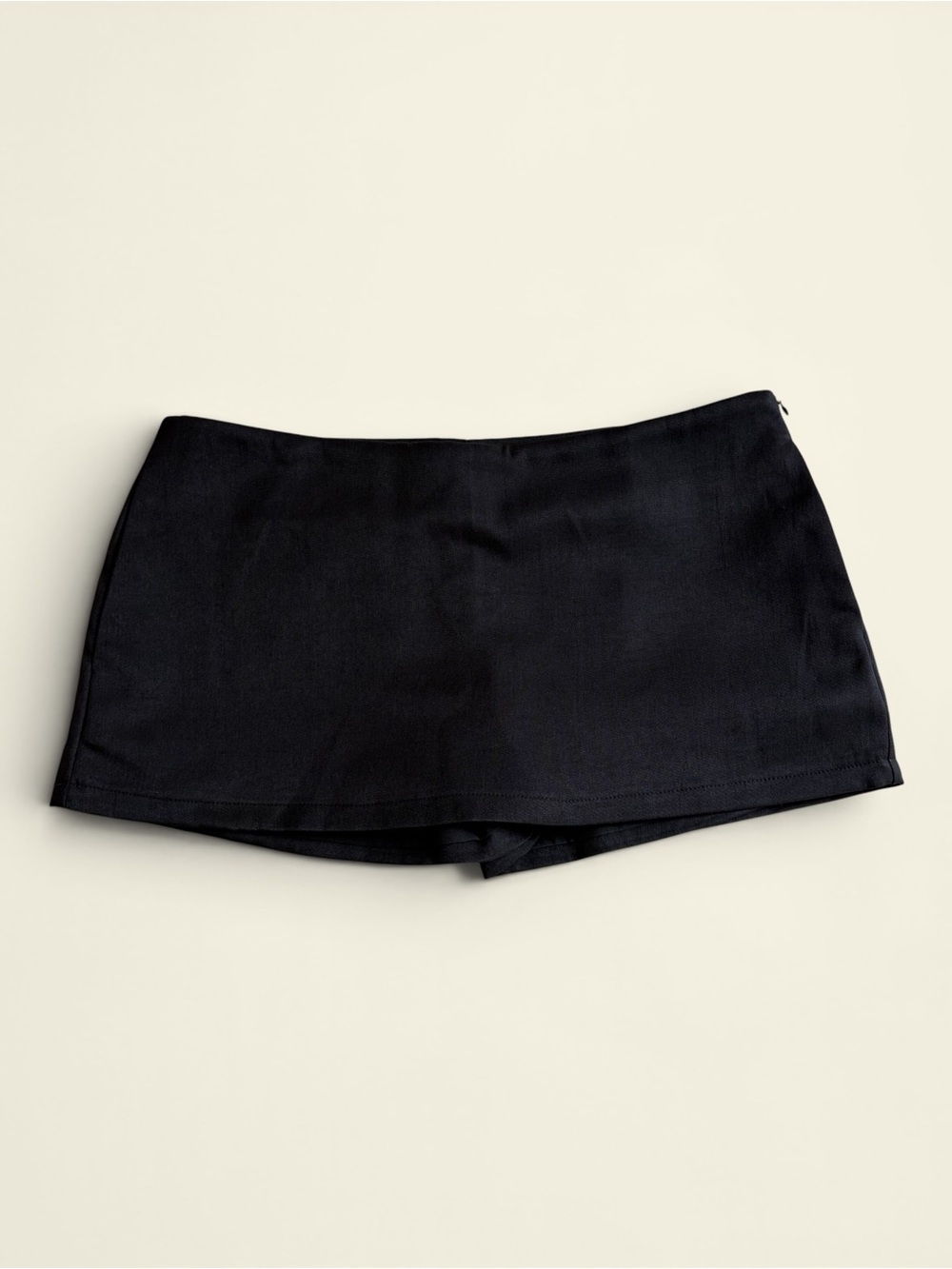 NWT Peppermayo Black Mirna Micro Skort Low Rise Mini Skirt Y2K Minimalist Size L
